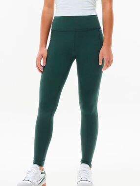 Athleta Girl High Rise Stash Your Treasures Leggings Teal Size Xl